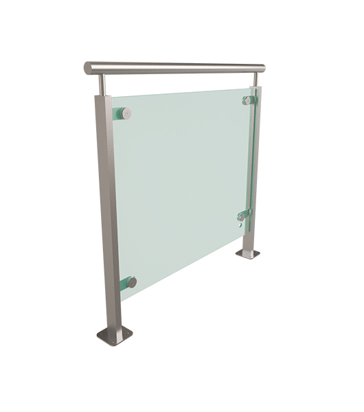 barandimex barandal rektan cristal